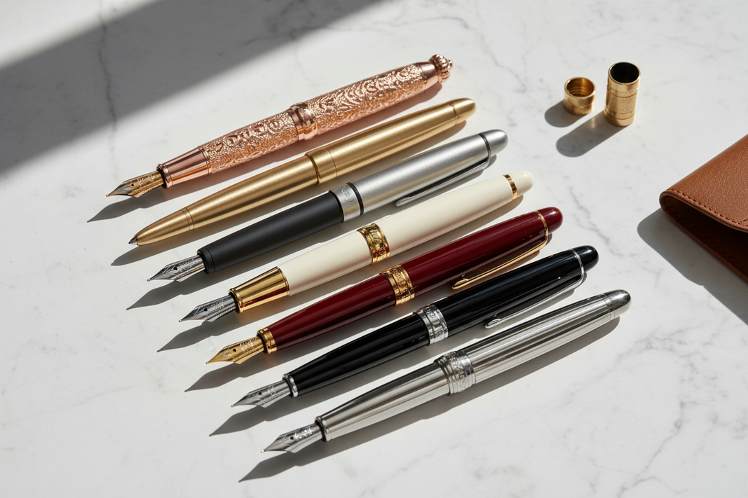 Stylos et plumes haut de gamme de la collection Édition Signature, aux lignes élégantes et finitions raffinées.