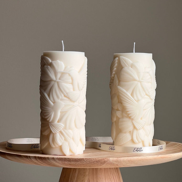 Bougie soja Colibri Sculptural Home Decor — vue principale