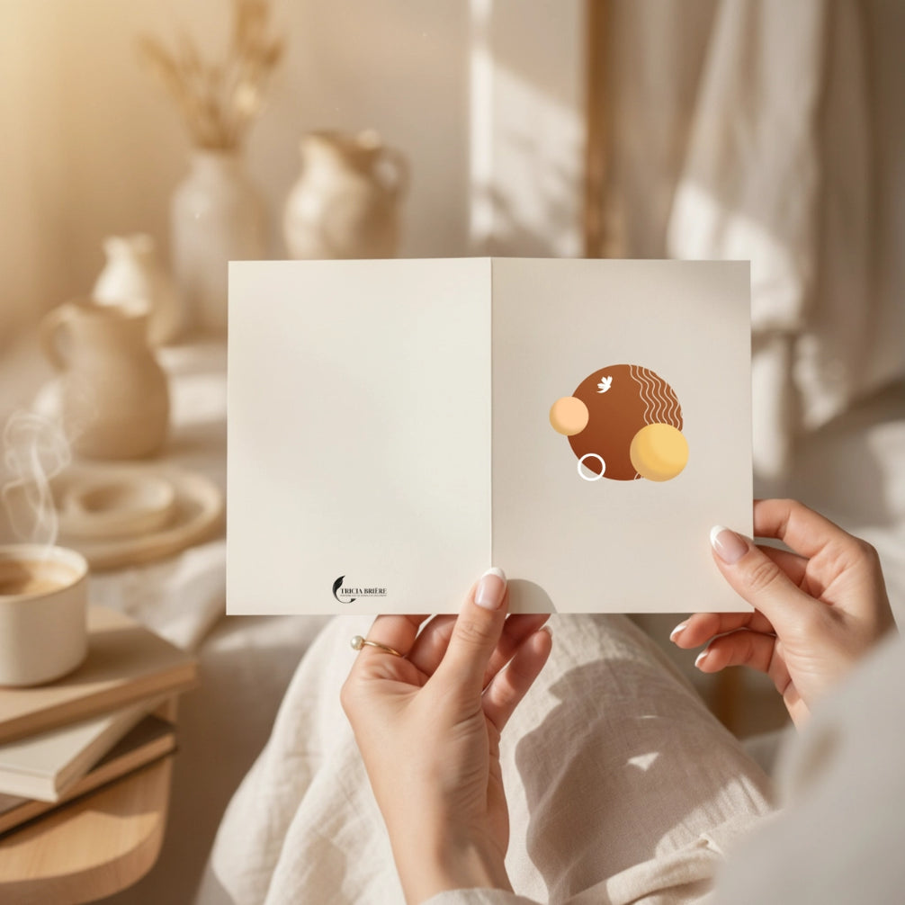 Lot de 10 cartes de vœux minimalistes avec enveloppes
