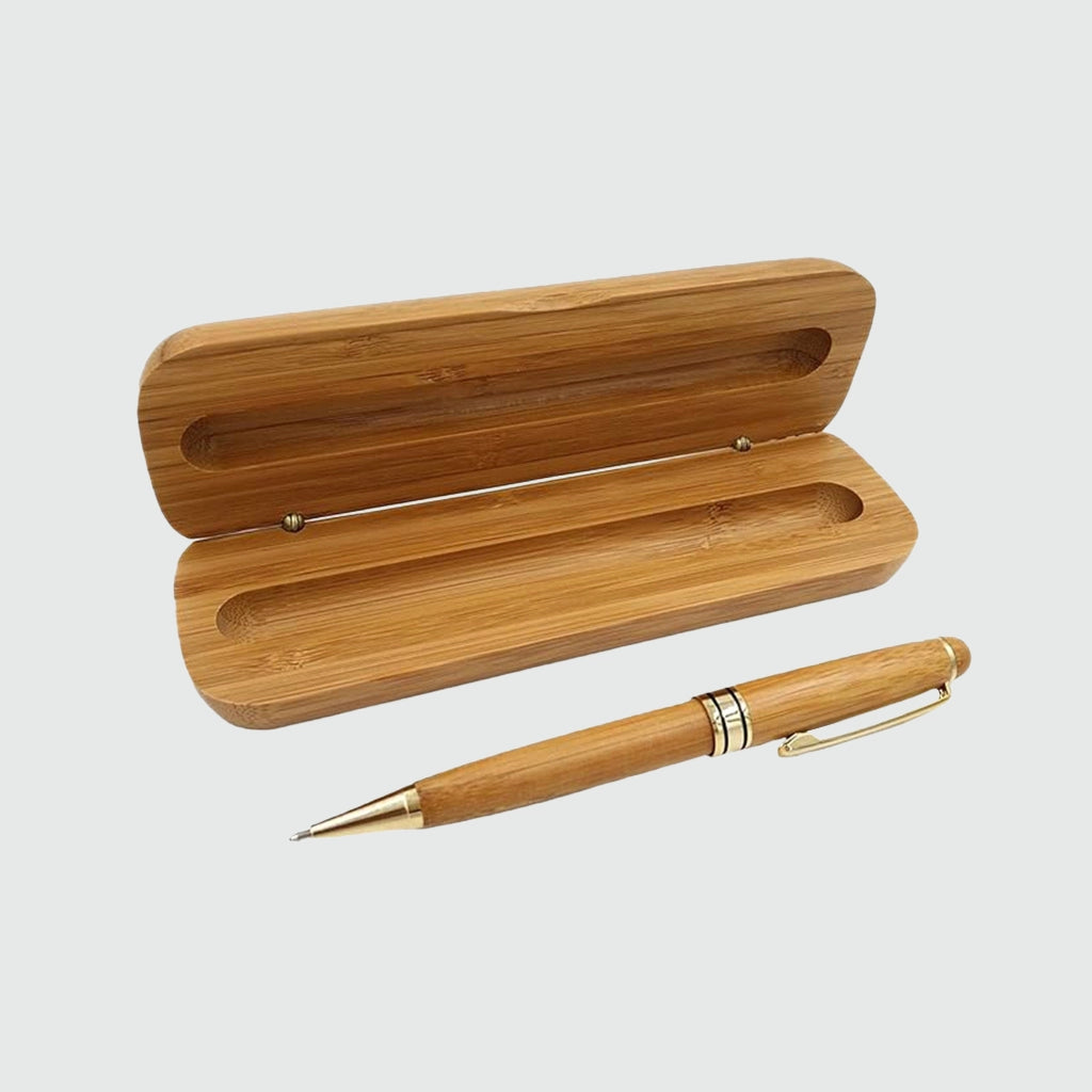 Ensemble stylo et coffret en bois — vue 2
