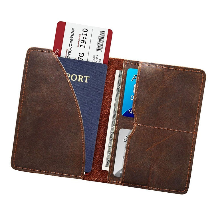 Étui à passeport Priam en cuir pleine fleur — vue 4
