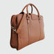 Mallette en cuir brun — vue 2