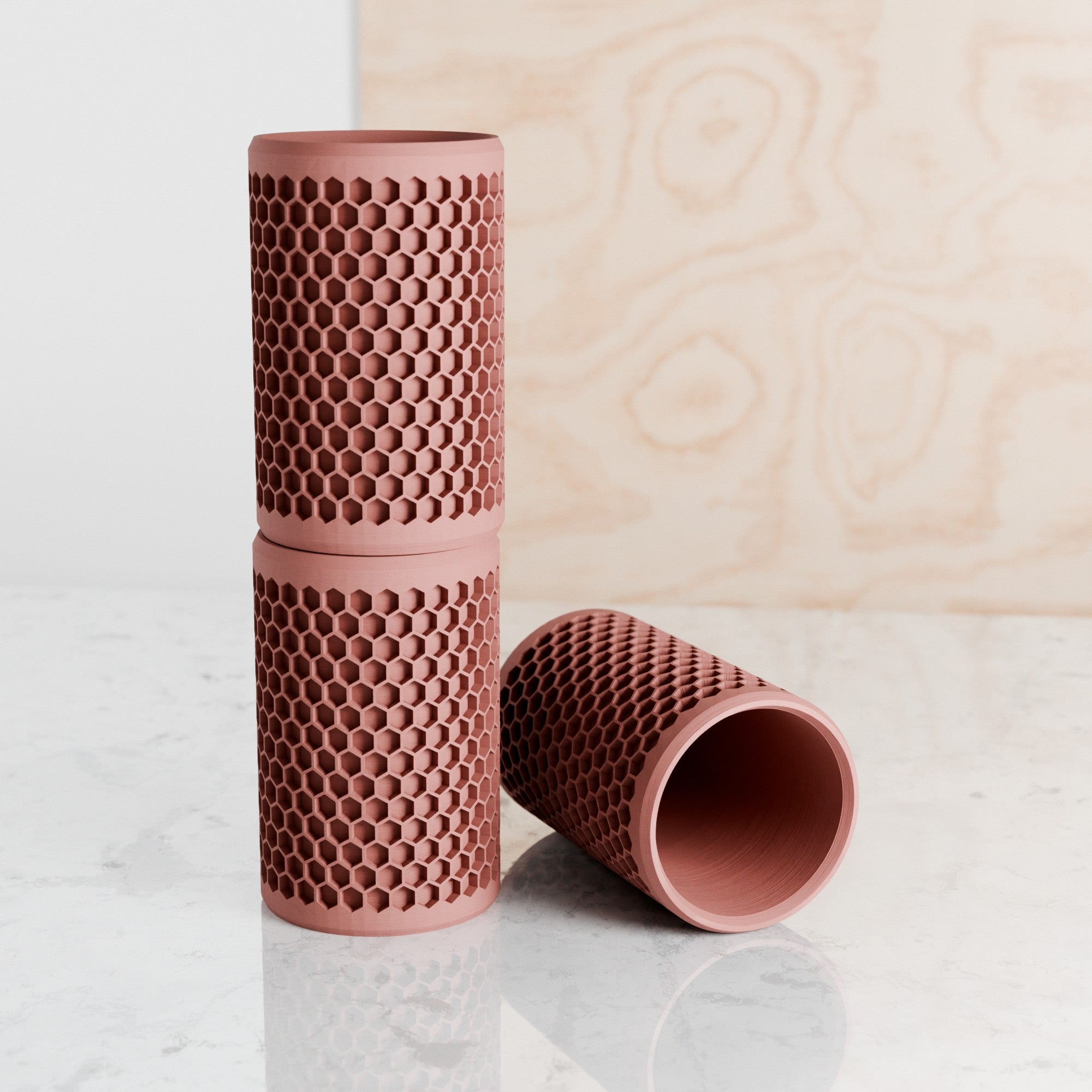Porte-crayon Honeycomb au design alvéolé — vue 7