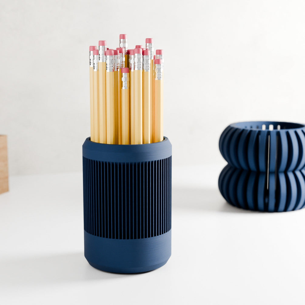Porte-crayon Stream au design côtelé — vue 6