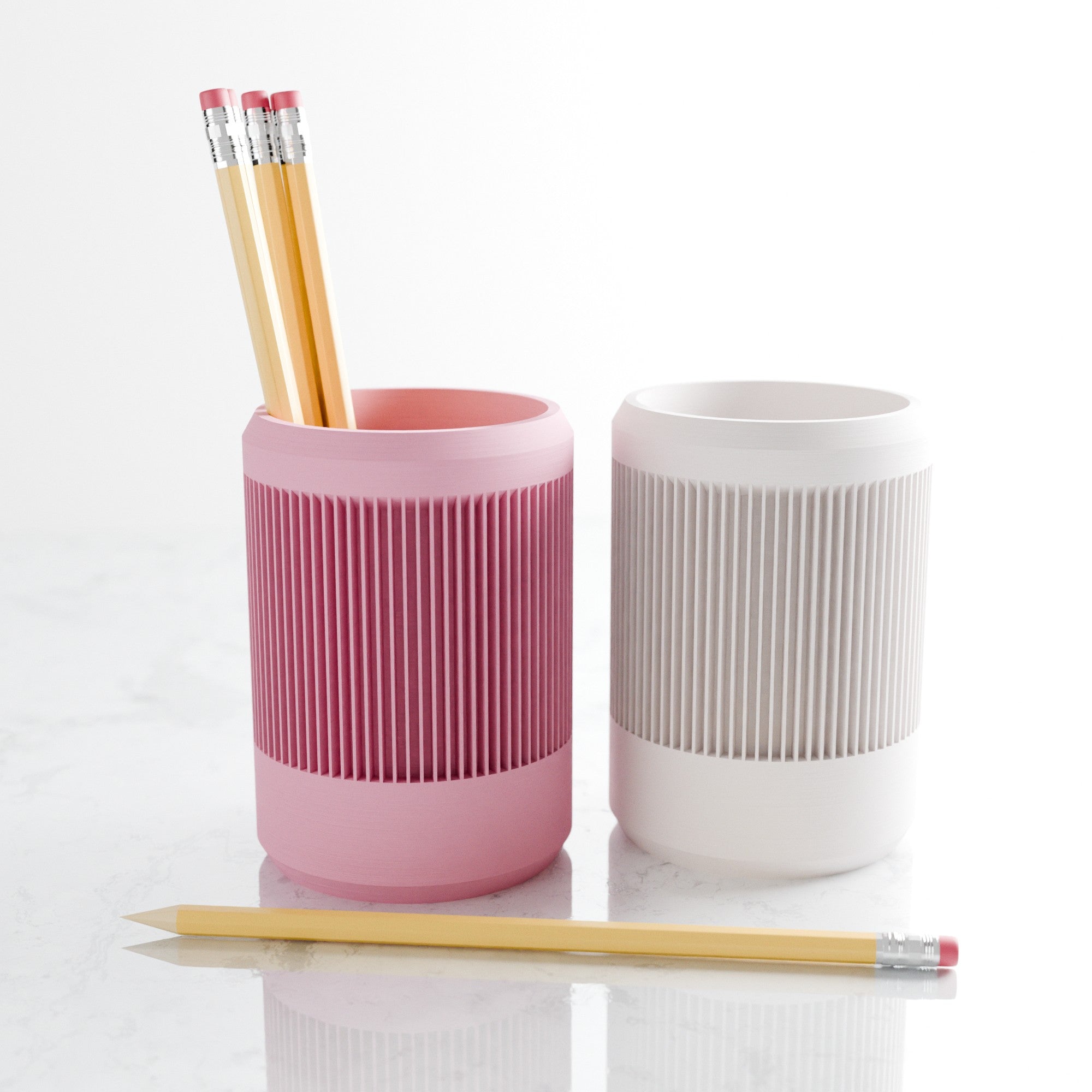 Porte-crayon Stream au design côtelé — vue 7
