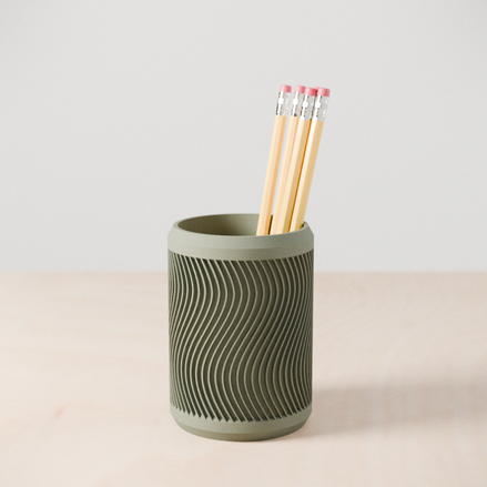 Porte-crayon Tidal au design ondulé — vue principale