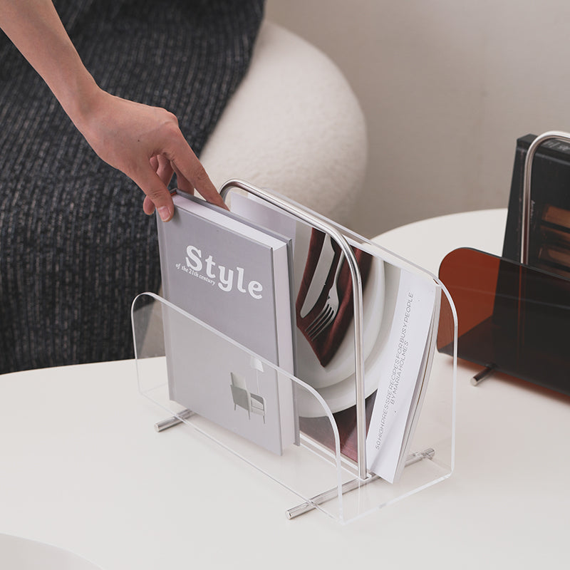 Porte-revues en acrylique transparent — vue 2