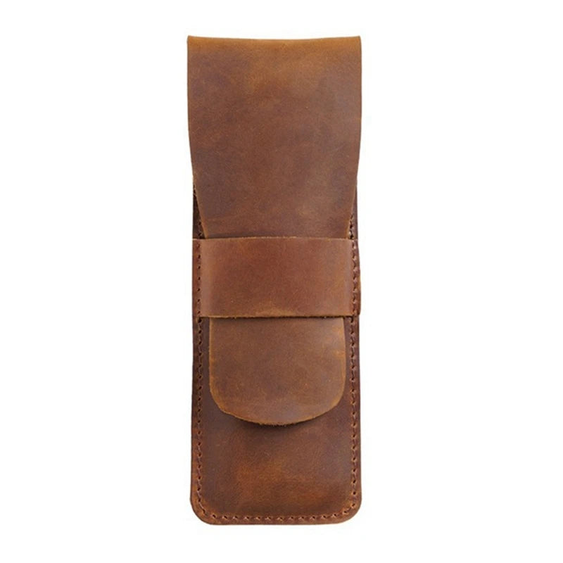 Porte-stylo Palman en cuir pleine fleur — vue principale