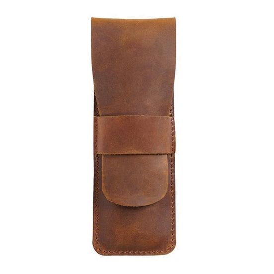 Porte-stylo Palman en cuir pleine fleur — vue principale