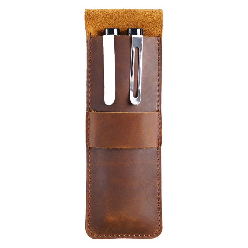 Porte-stylo Palman en cuir pleine fleur — vue 2