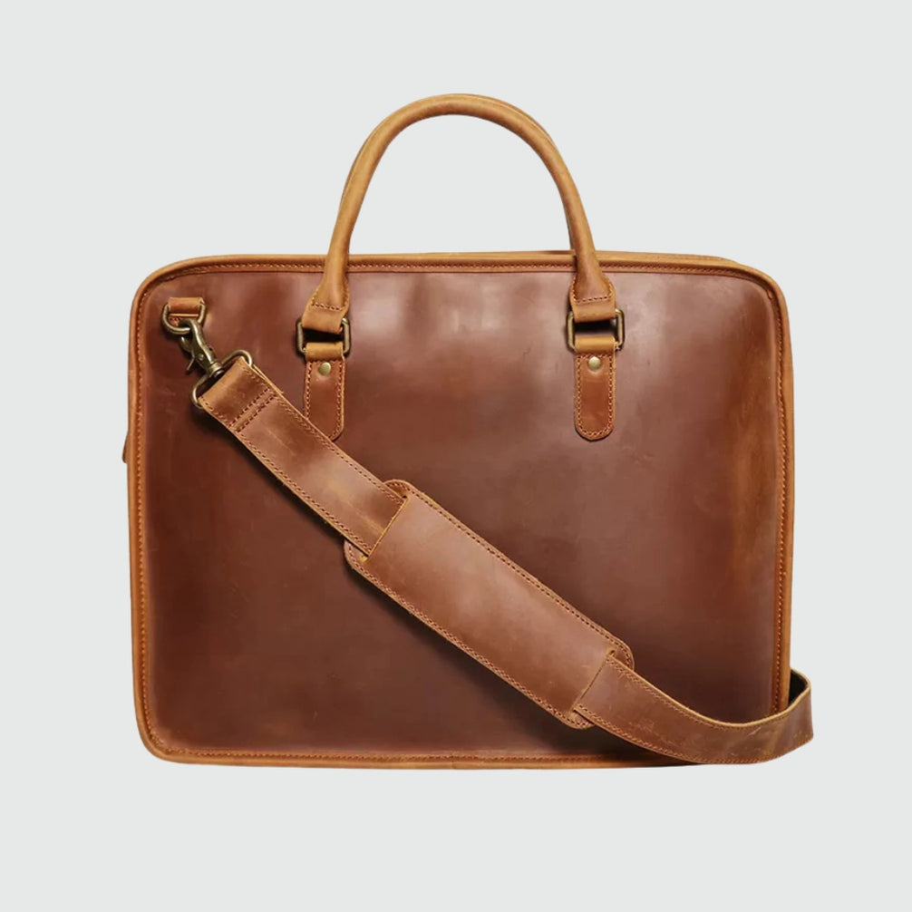 Sacoche pour ordinateur portable en cuir Hemming — vue 1