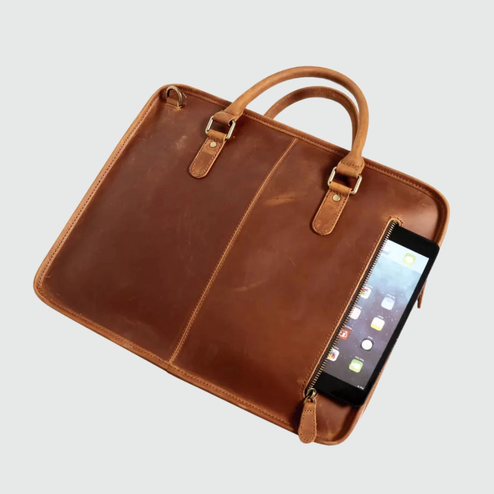Sacoche pour ordinateur portable en cuir Hemming — vue 3