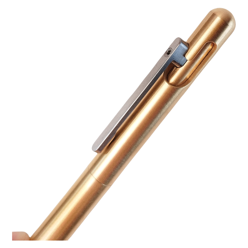 Stylo en laiton Axis — vue 3